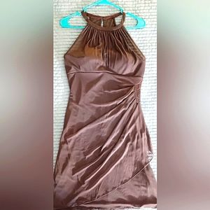 David's Bridal Brown Dress Womens 8